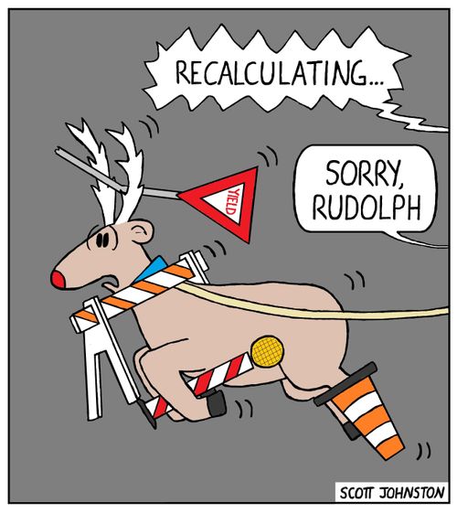 Christmas Recalculating