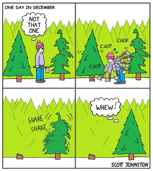 One day in December...