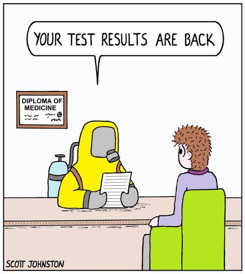 "Your test results are back."