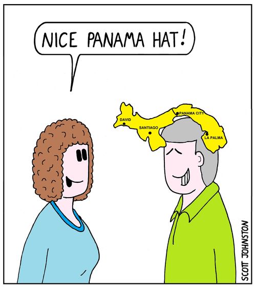 "Nice Panama hat!"