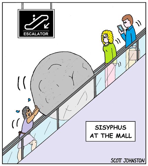 Sisyphus At The Mall