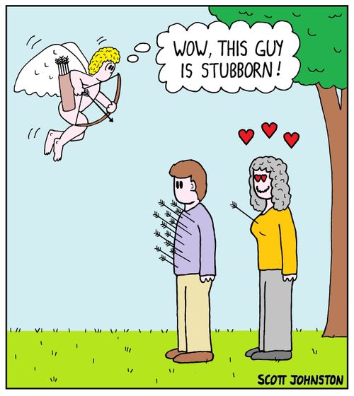 "Wow, this guys is stubborn!"