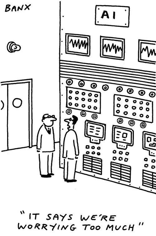 "It says we're worrying too much."