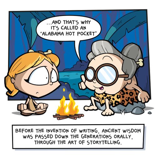 Before the invention of writing, ancient wisdom was passed down the generations orally, through the art of storytelling.