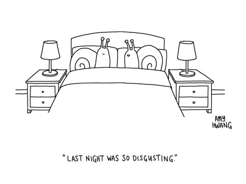 "Last night was so disgusting."