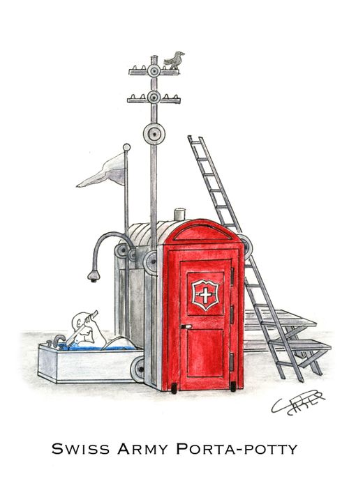 Swiss Army Porta-Potty