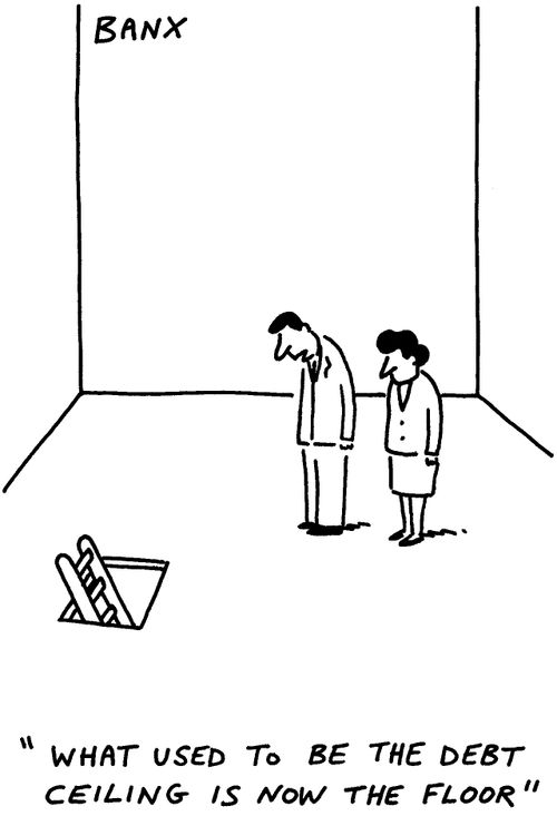 "What used to be the debt ceiling is now the floor."