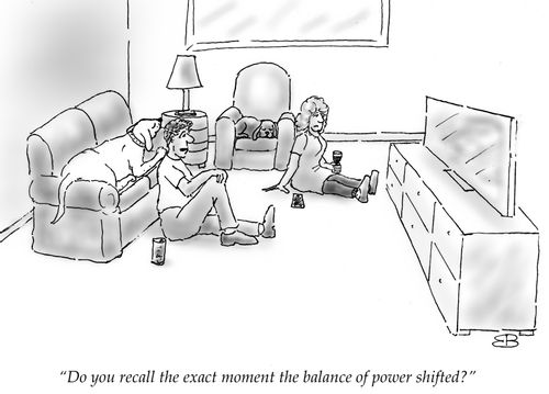 "Do you recall the exact moment the balance of power shifted?"
