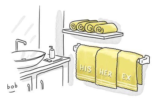 Towels: His, Her, Ex.