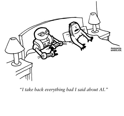 "I take back everything bad I said about AI."
