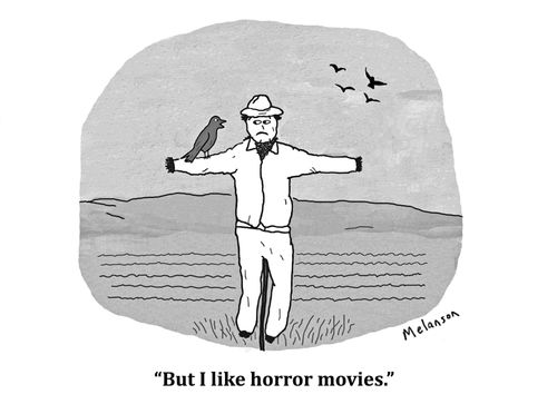"But I like horror movies."
