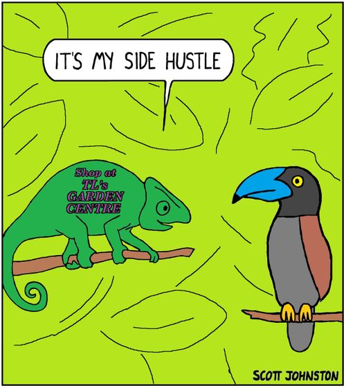 "It's my side hustle."