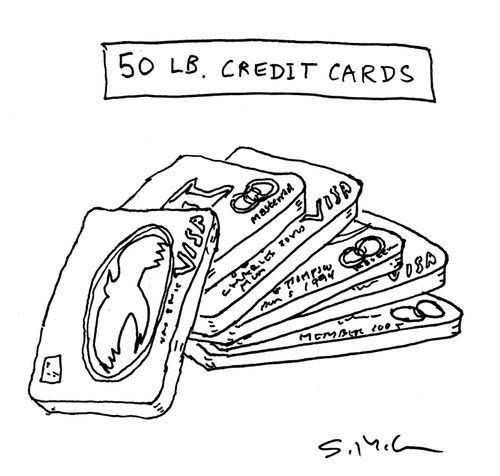 50 lb. Credit Cards