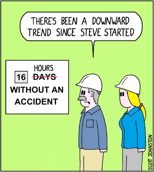 "There's been a downward trend since Steve started."