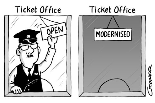 Ticket office modernised