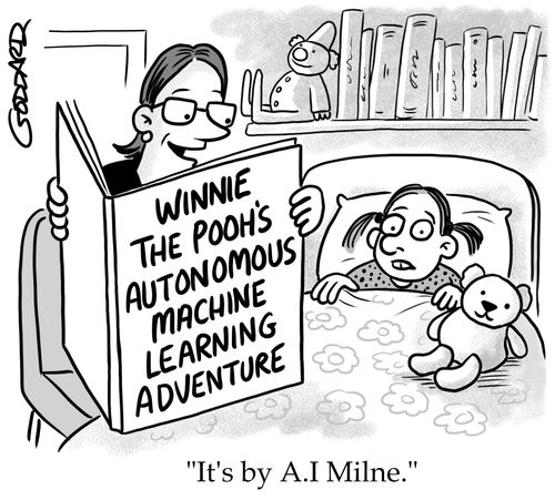 "It's by A.I. Milne."