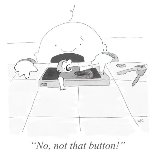 "No, not that button!"