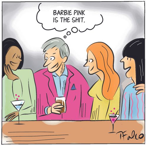 "Barbie pink is the s**t."