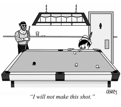 "I will not make this shot."