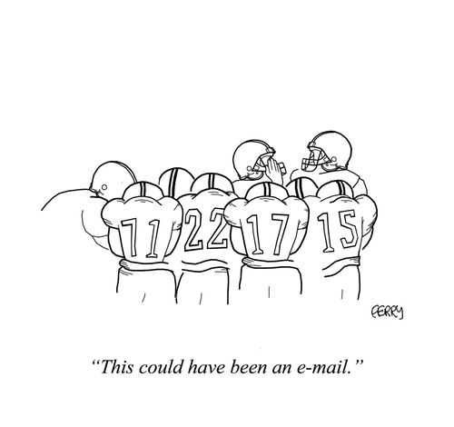 "This could have been an e-mail."