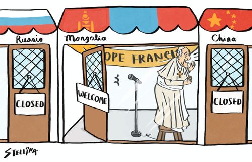 Pope Francis visits Mongolia