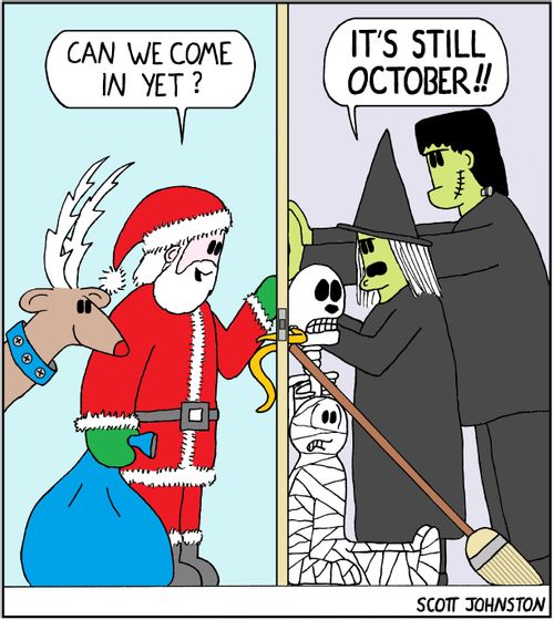 "It's still October!!"
