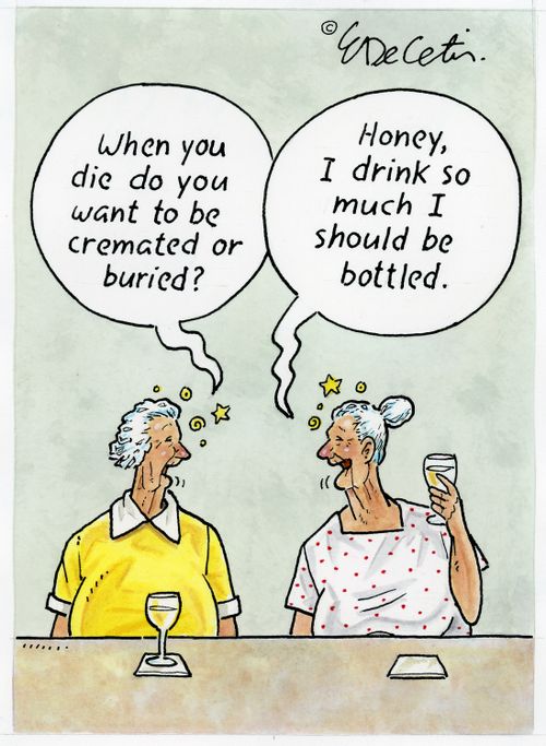 "When you die do you want to be cremated or buried?"