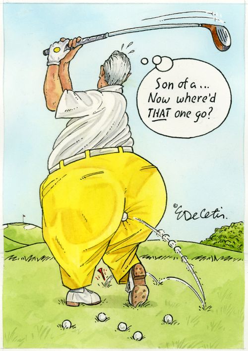 'Son of a.... Now where'd THAT one go?'