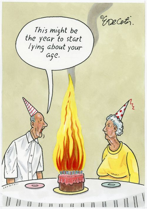 "This might be the year to start lying about your age."