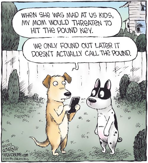 "When she was mad at us kids, my mom would threaten to hit the pound key."