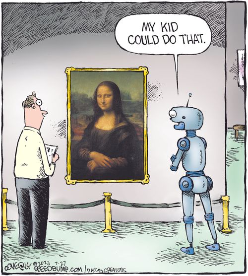 "My kid could do that."