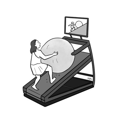 Sisyphus Works from Home
