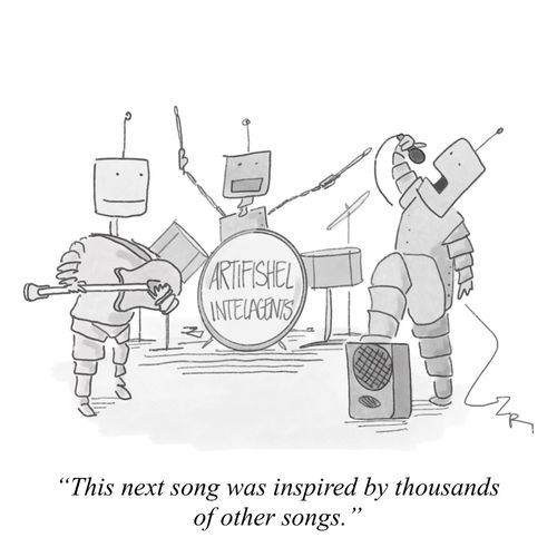 "The next song was inspired by thousands of other songs."