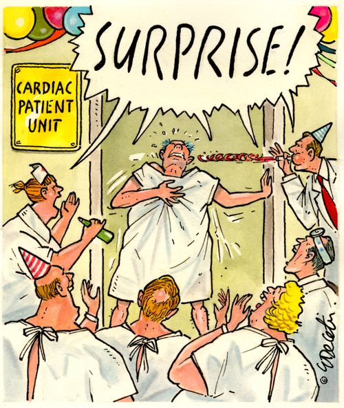 "Surprise!"