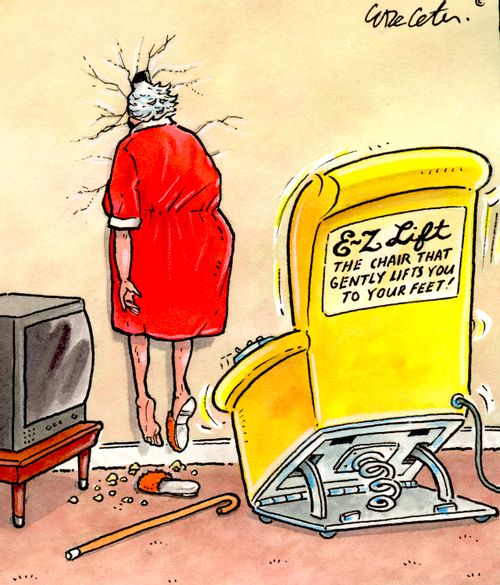 E-Z Lift - The chair that gentle lifts you to your feet!