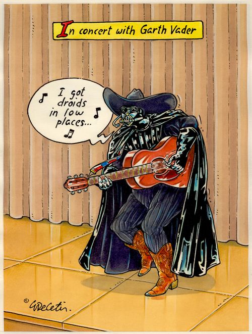 In concert with Garth Vader