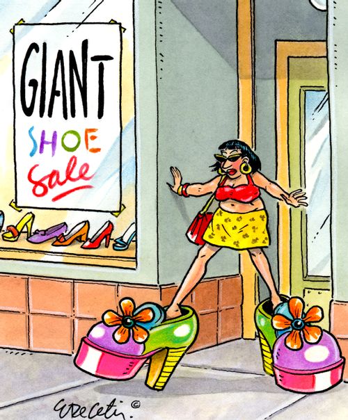 Giant Shoe Sale
