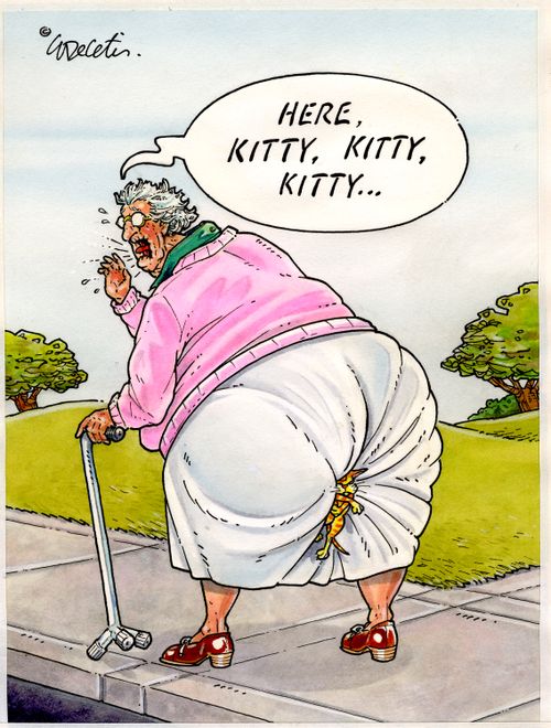 "Here, Kitty, Kitty, Kitty...."