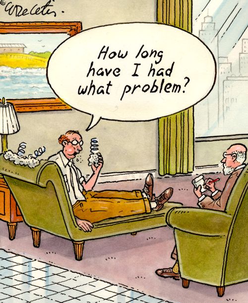 "How long have I had what problem?"