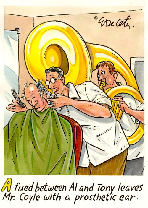 A Feud between Al and Tony leaves Mr. Coyle with a prosthetic ear.