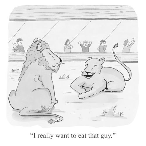 "I really want to eat that guy."