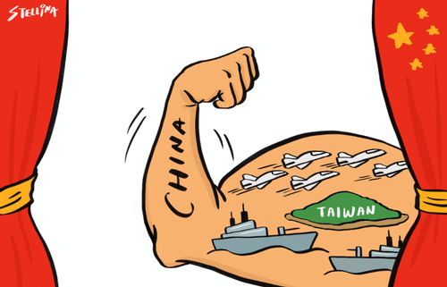 China Flexing Its Muscles