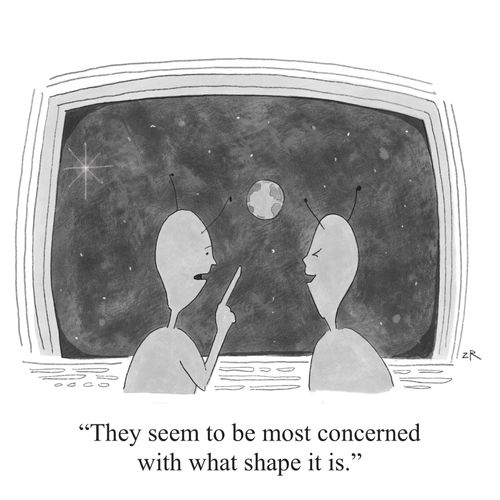 "They seem to be most concerned with what shape it is."