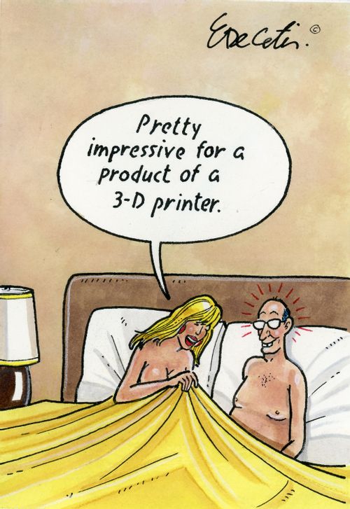 "Pretty impressive for a product of a 3-D printer."