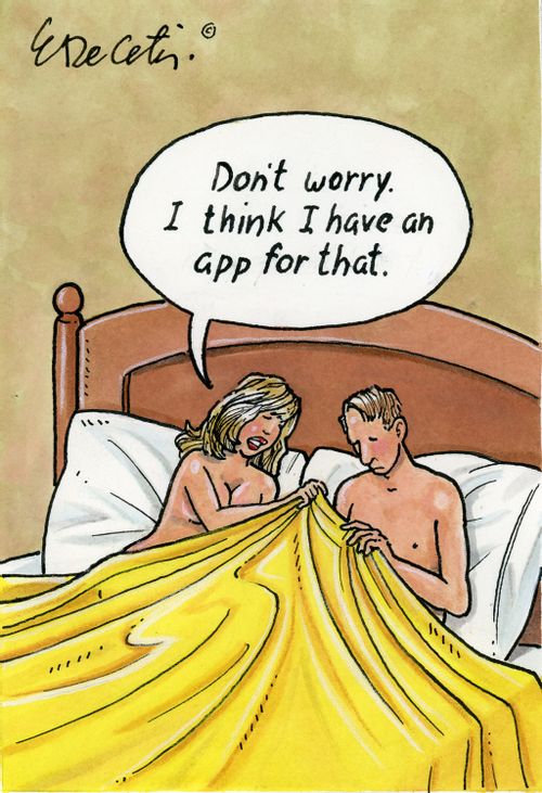 "Don't worry. I think I have an app for that."