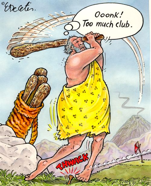 "Ooonk! Too much club."