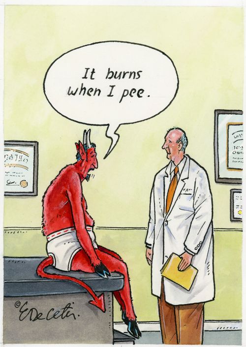 "It burns when I pee."