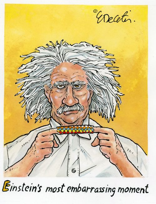 Einstein's most embarrassing moment