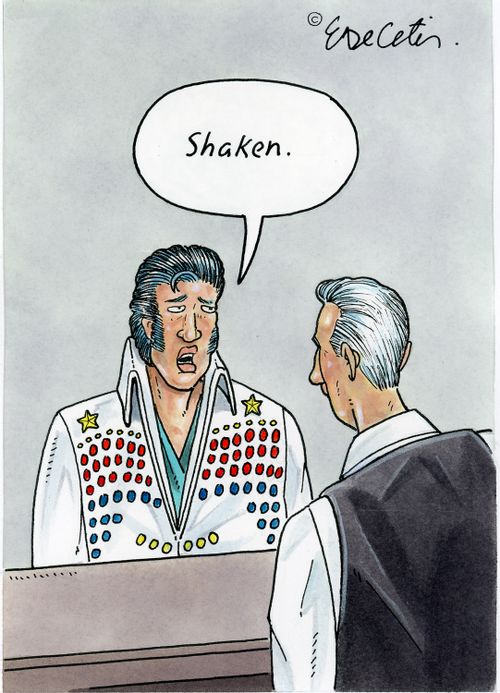"Shaken."