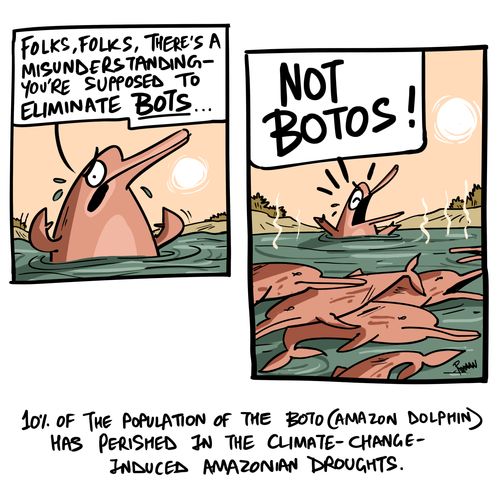 Amazonian Drought and the Boto Dolphin